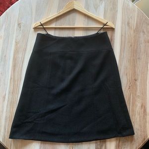 JCrew Factory Classic Black Wool Skirt